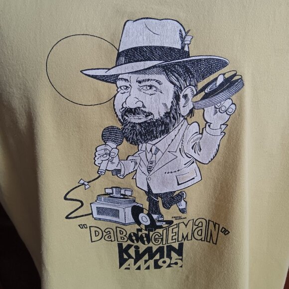 XL Vtg T-shirt Single Stitch Denver "Da Boogieman" Mickey Froid DJ KIMN AM95 - Picture 2 of 7